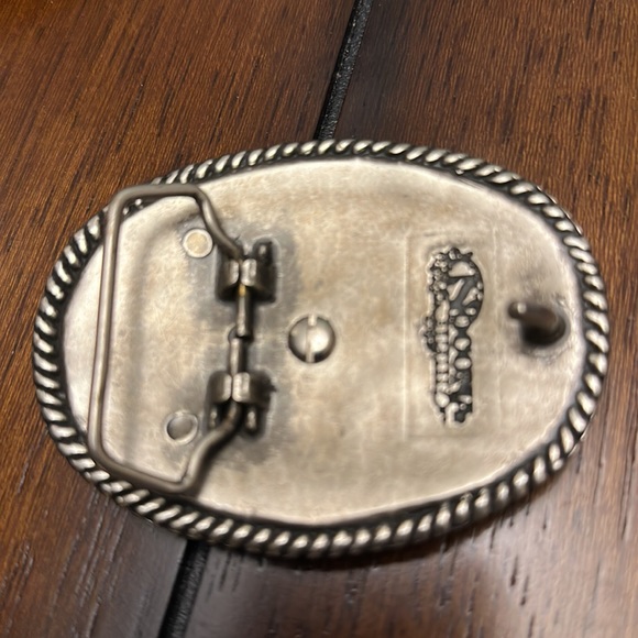 Nocona Cross Gold Embellished Buckle - Picture 2 of 2